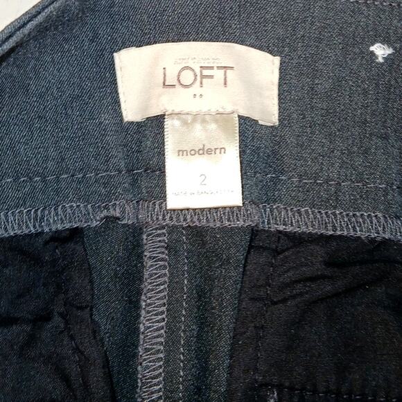 LOFT Modern womens Slate Blue Stretch Straight Leg Jeans - Size 2 - Picture 4 of 4